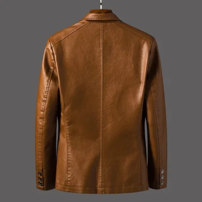 City Plus Size Motorcycle Jacket - Image 4