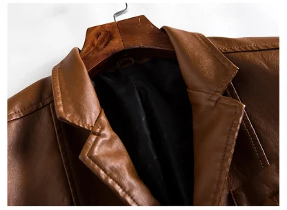 City Plus Size Motorcycle Jacket - Image 5