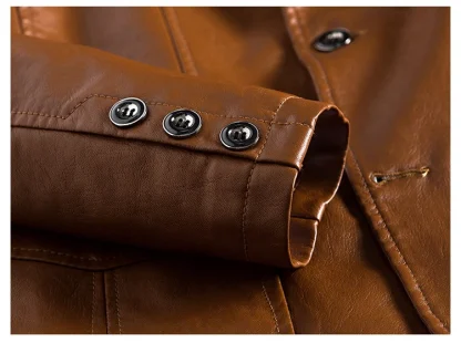 City Plus Size Motorcycle Jacket - Image 6