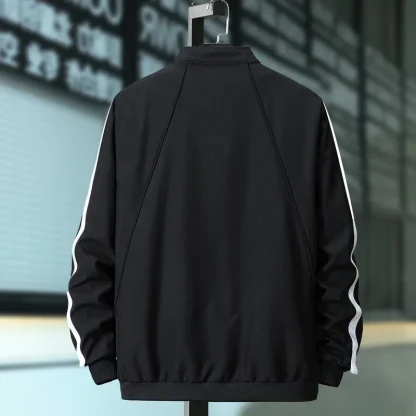 Autumn Bomber Plus Size Jacket - Image 2