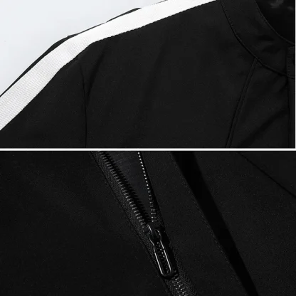 Autumn Bomber Plus Size Jacket - Image 3