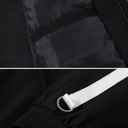 Autumn Bomber Plus Size Jacket - Image 5