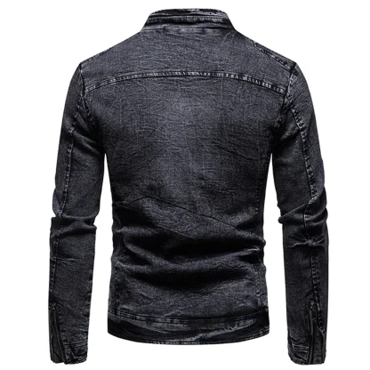 Spring Plus Size Denim Jacket - Image 2