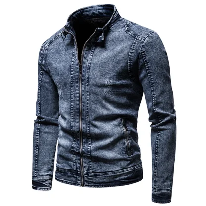 Spring Plus Size Denim Jacket - Image 4