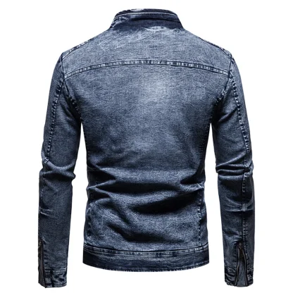 Spring Plus Size Denim Jacket - Image 5