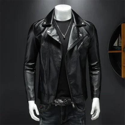 Casual Turndown Collar Plus Size Coat - Image 3