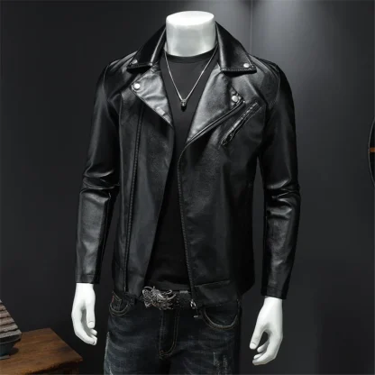 Casual Turndown Collar Plus Size Coat - Image 4