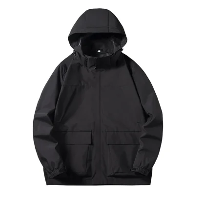 Windproof Plus Size Hooded Coat