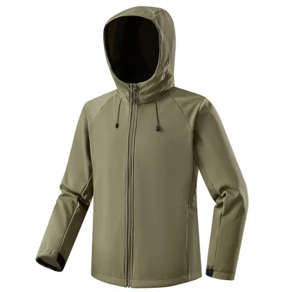 Casual Plus Size Hooded Jacket - Image 3