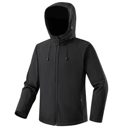 Casual Plus Size Hooded Jacket