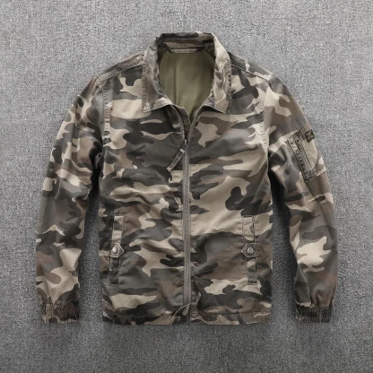 Military Biker Plus Size Jacket - Image 4