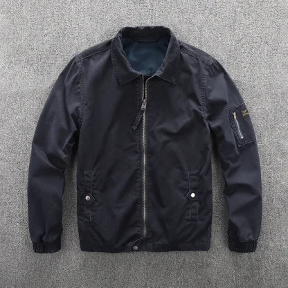 Military Biker Plus Size Jacket