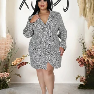 Plus Size Dress Coat