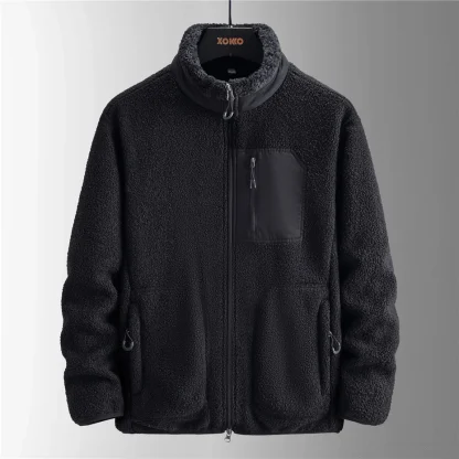 Thick Stand Collar Plus Size Coat