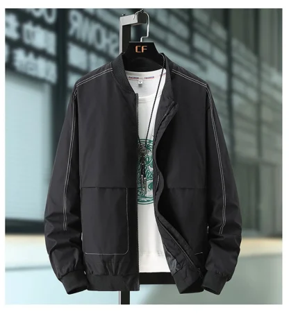 Relaxed Plus Size Bomber Jacket