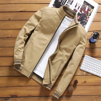 Varsity Style Plus Size Coat - Image 2