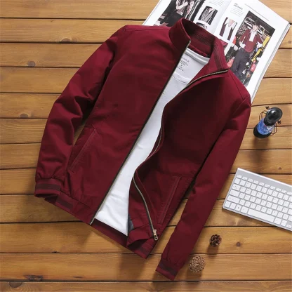 Varsity Style Plus Size Coat - Image 5