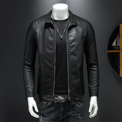 City Moto Biker Plus Size Jacket - Image 3