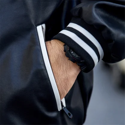 Casual Hiphop Plus Size Jacket - Image 5
