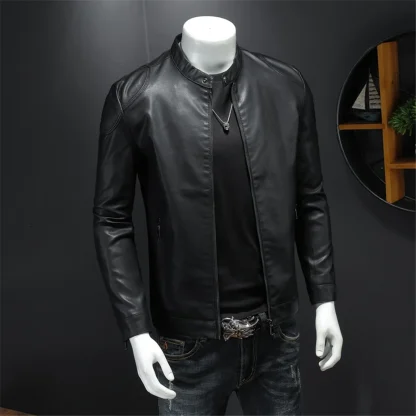 Casual Round Collar Plus Size Coat - Image 3