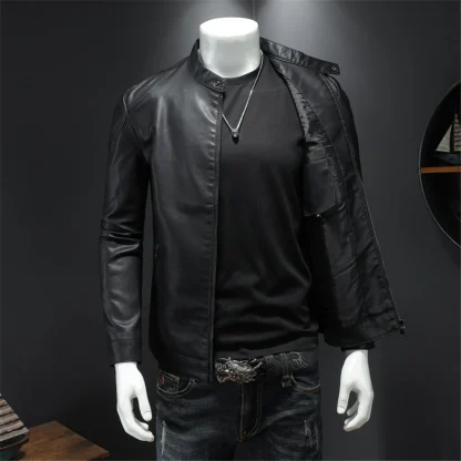 Casual Round Collar Plus Size Coat - Image 4