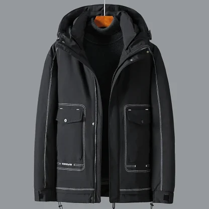 Thickened Hooded Plus Size Jacket