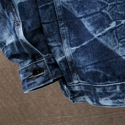 Modern Tie-Dye Plus Size Coat - Image 4