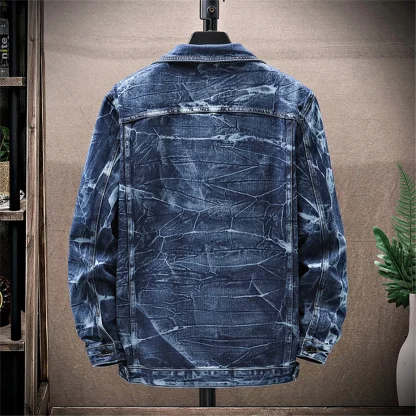 Modern Tie-Dye Plus Size Coat