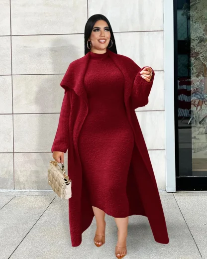 Elegant Party Plus Size Long Robe - Image 3