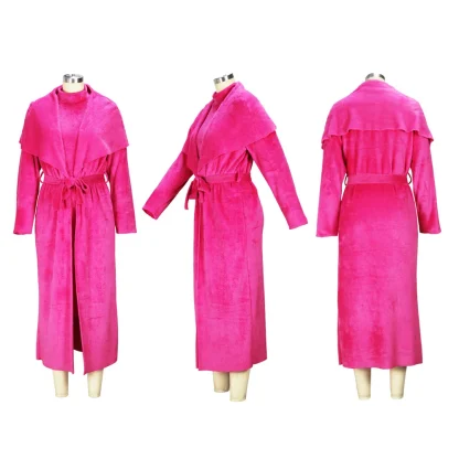 Elegant Party Plus Size Long Robe - Image 5