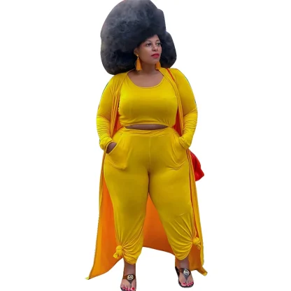 Elegance Plus Size Top and Jacket Set - Image 2