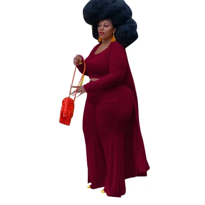 Elegance Plus Size Top and Jacket Set - Image 3