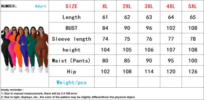 Solid Zipper Plus Size Tracksuit - Image 7