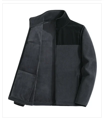 Warm Plus Size Patchwork Coat