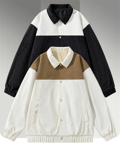 Two-Toned Color Plus Size Coat - Image 6
