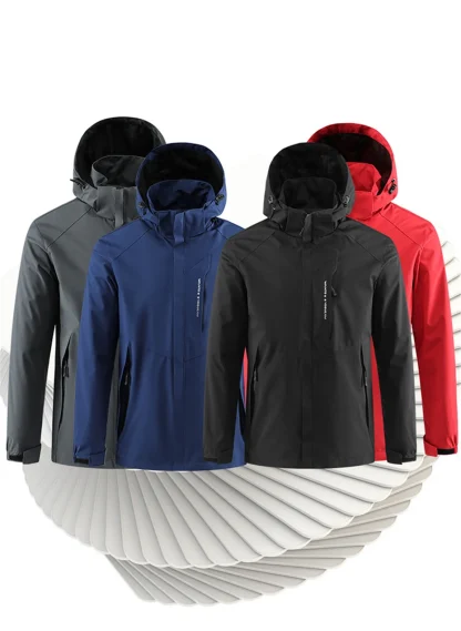 Windbreaker Plus Size Jacket - Image 5