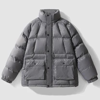 Thick Padded Plus Size Coat - Image 2