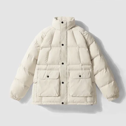 Thick Padded Plus Size Coat - Image 4