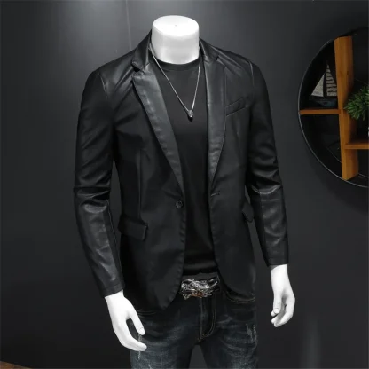 Turndown Collar Plus Size Jacket - Image 3