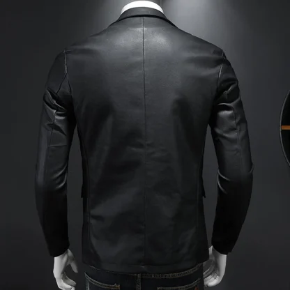 Turndown Collar Plus Size Jacket - Image 5