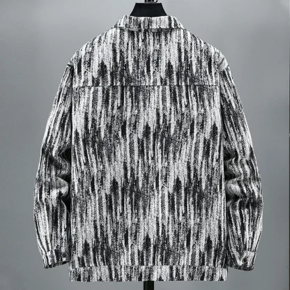 Gradient Tie Dyeing Plus Size Jacket - Image 2