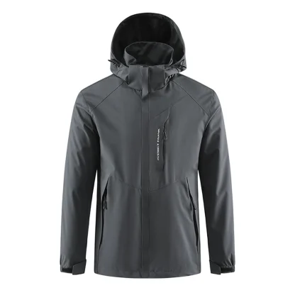 Windbreaker Plus Size Jacket - Image 2