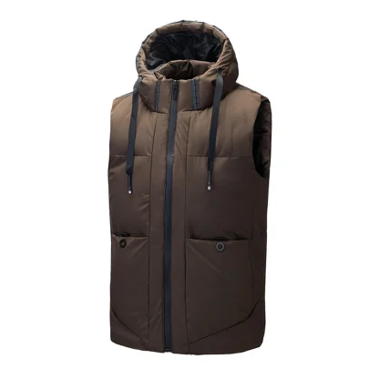 Sleeveless Winter Plus Size Vest - Image 2
