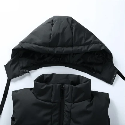 Sleeveless Winter Plus Size Vest - Image 5
