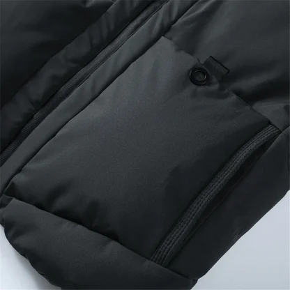 Sleeveless Winter Plus Size Vest - Image 6