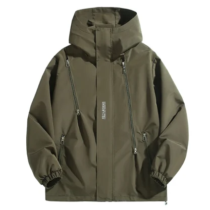 Waterproof Hooded Plus Size Jackets - Image 4