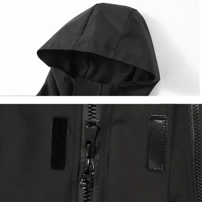 Waterproof Hooded Plus Size Jackets - Image 6