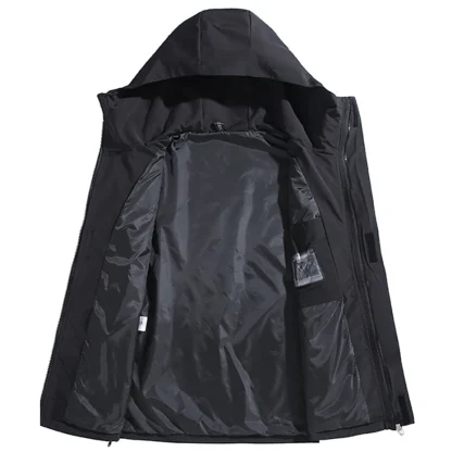 Waterproof Hooded Plus Size Jackets - Image 2