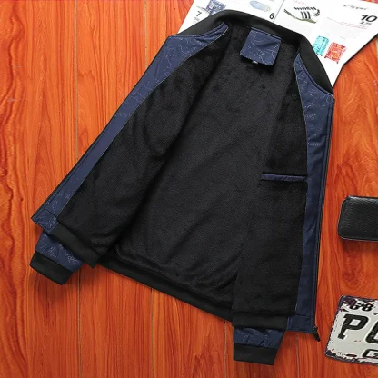 Solid Plus Size Casual Jacket - Image 3