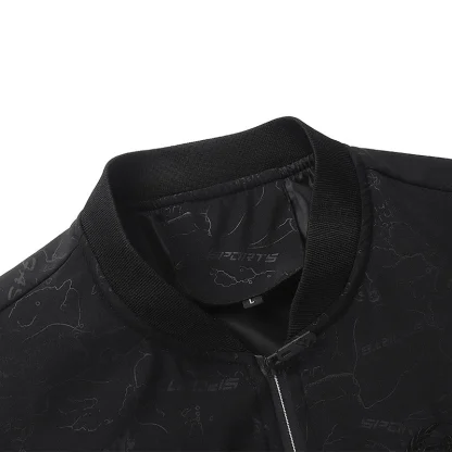 Solid Plus Size Casual Jacket - Image 4